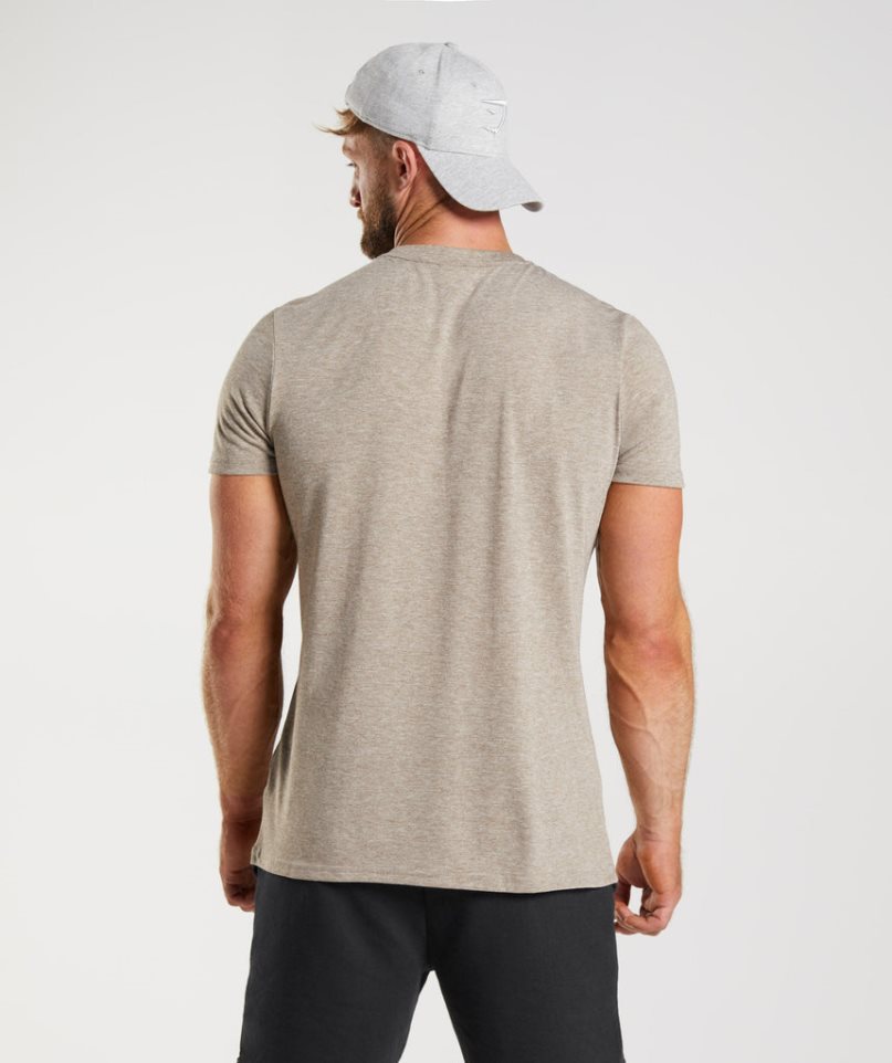 Men's Gymshark Legacy T-Shirts Grey | CA 6301N8